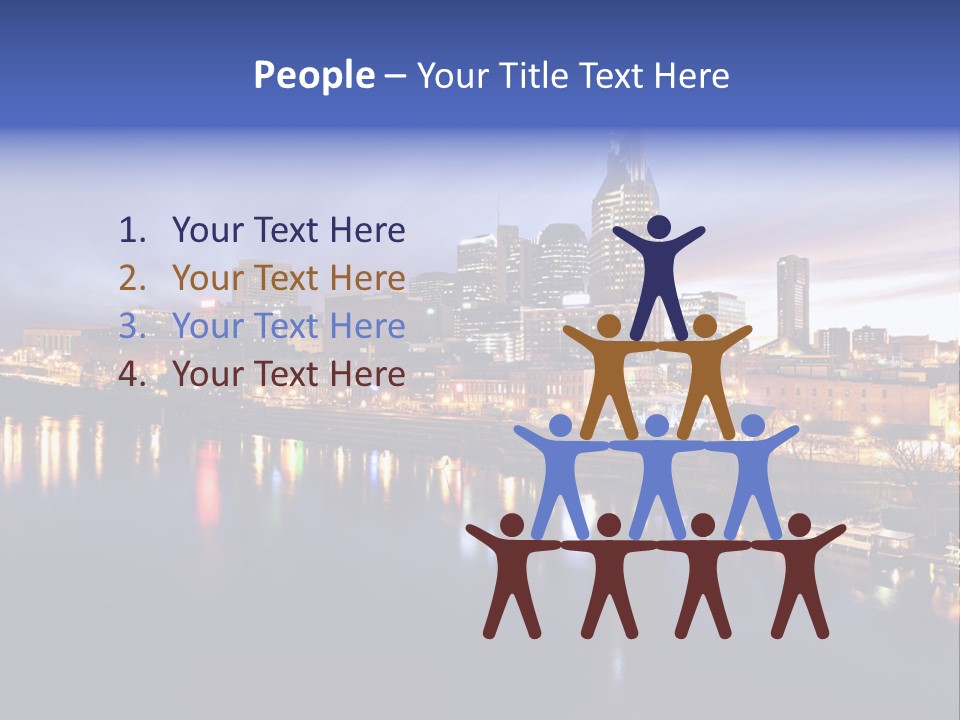 Cruise Destinations Scene PowerPoint Template