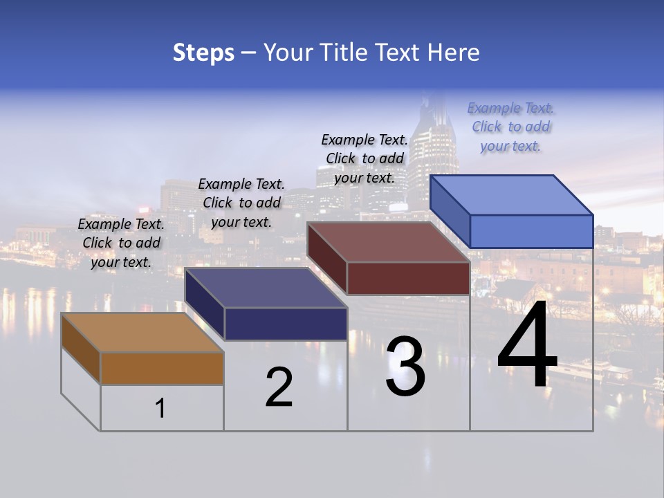 Cruise Destinations Scene PowerPoint Template