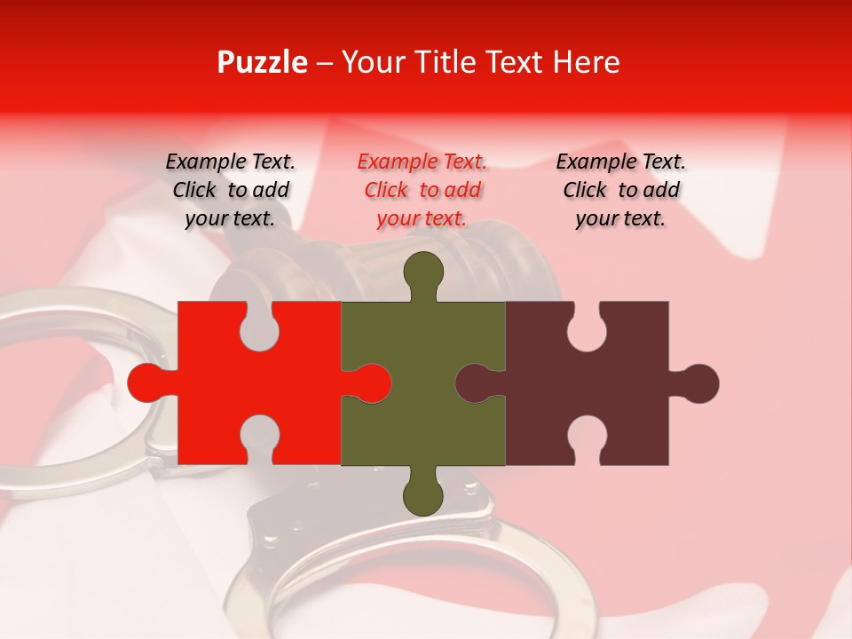 Courtroom Government Jury PowerPoint Template