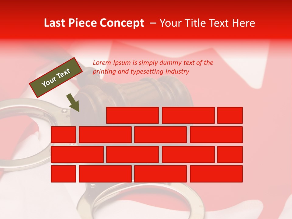 Courtroom Government Jury PowerPoint Template