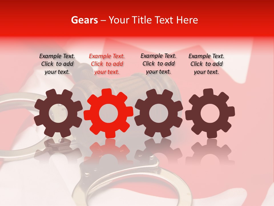 Courtroom Government Jury PowerPoint Template