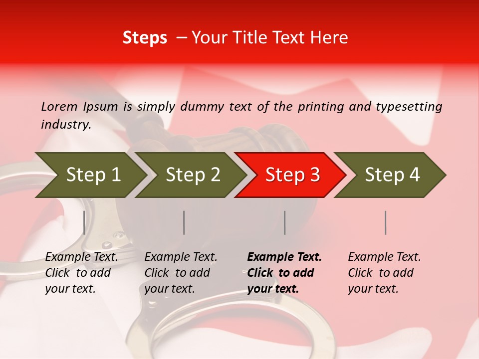 Courtroom Government Jury PowerPoint Template