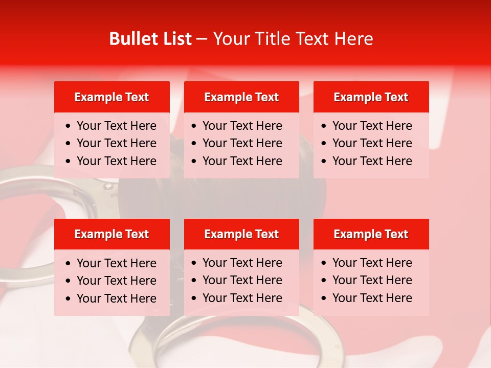 Courtroom Government Jury PowerPoint Template