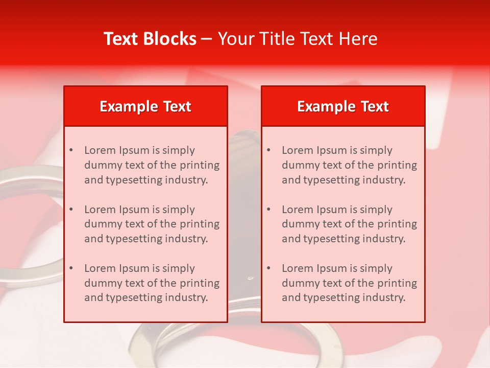 Courtroom Government Jury PowerPoint Template