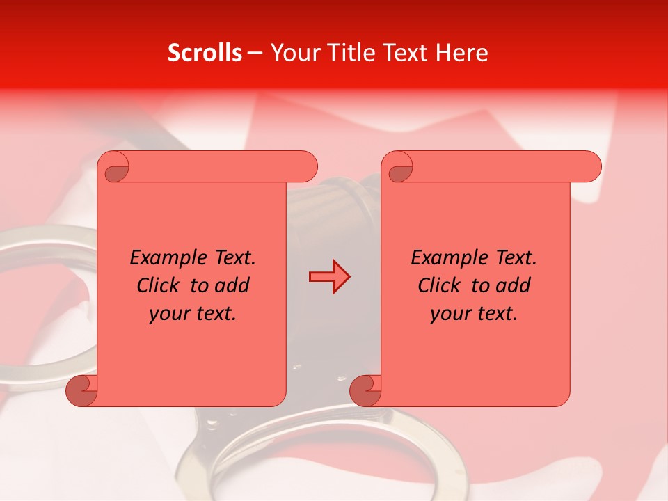 Courtroom Government Jury PowerPoint Template