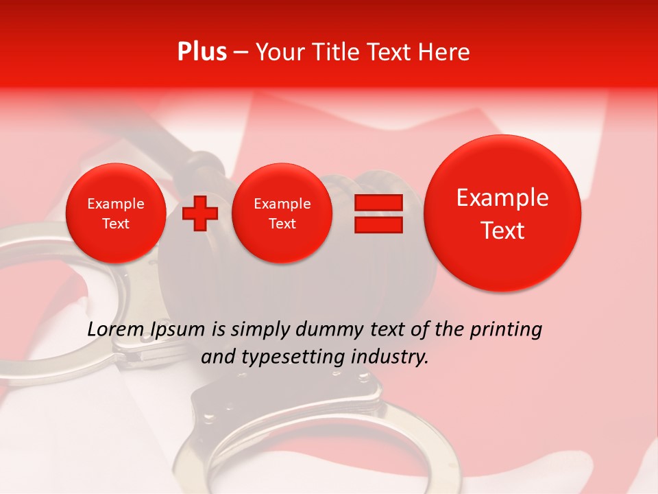 Courtroom Government Jury PowerPoint Template