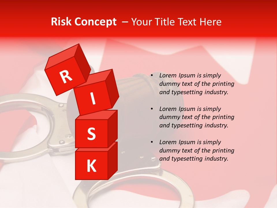 Courtroom Government Jury PowerPoint Template