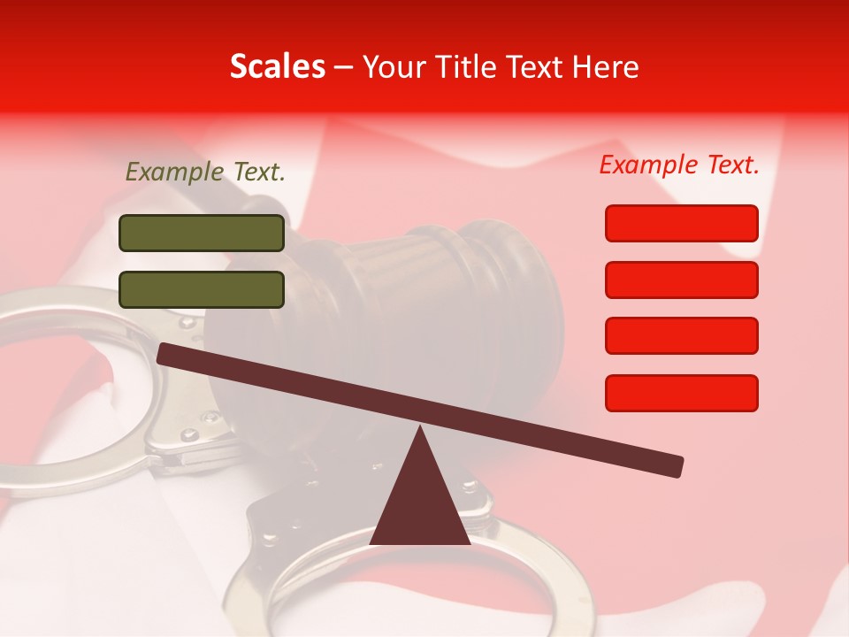 Courtroom Government Jury PowerPoint Template
