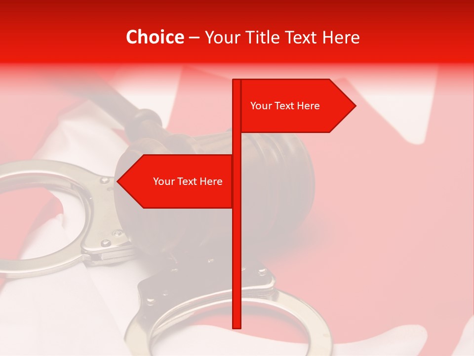 Courtroom Government Jury PowerPoint Template