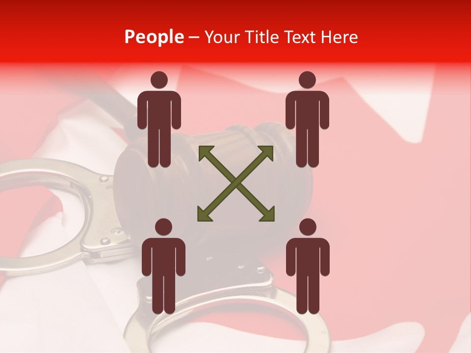 Courtroom Government Jury PowerPoint Template