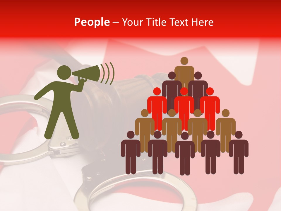 Courtroom Government Jury PowerPoint Template