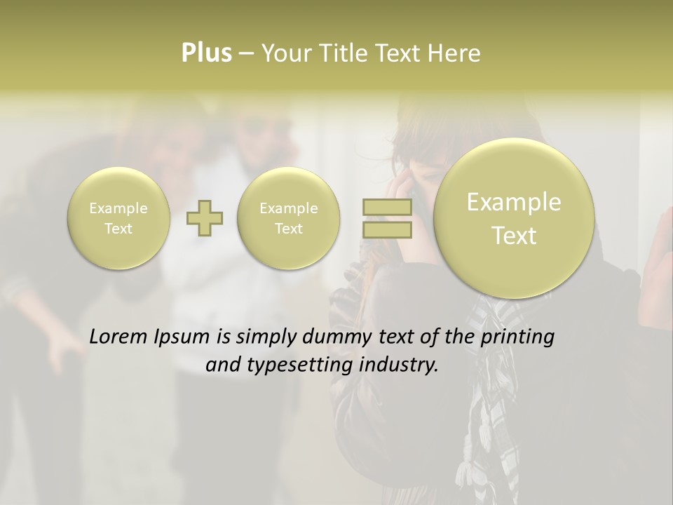 Problems Resent Outdoor PowerPoint Template