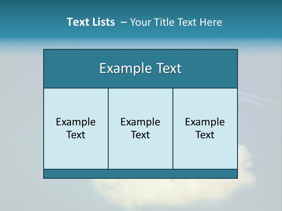 A Plane Flying In The Sky Over A Planet PowerPoint Template