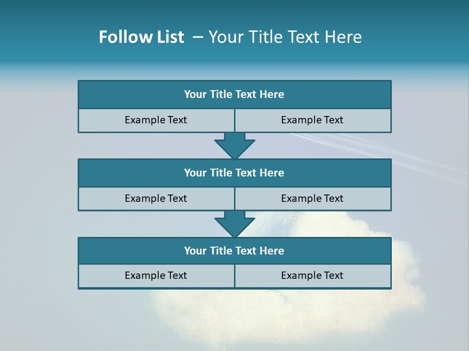 A Plane Flying In The Sky Over A Planet PowerPoint Template