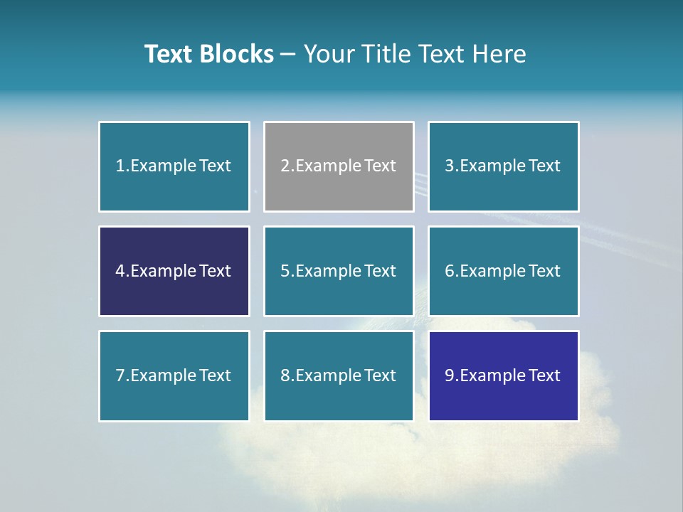 A Plane Flying In The Sky Over A Planet PowerPoint Template