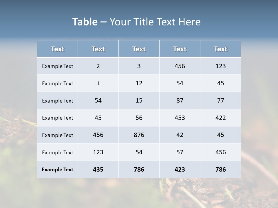 Fauna Closeup Animal PowerPoint Template