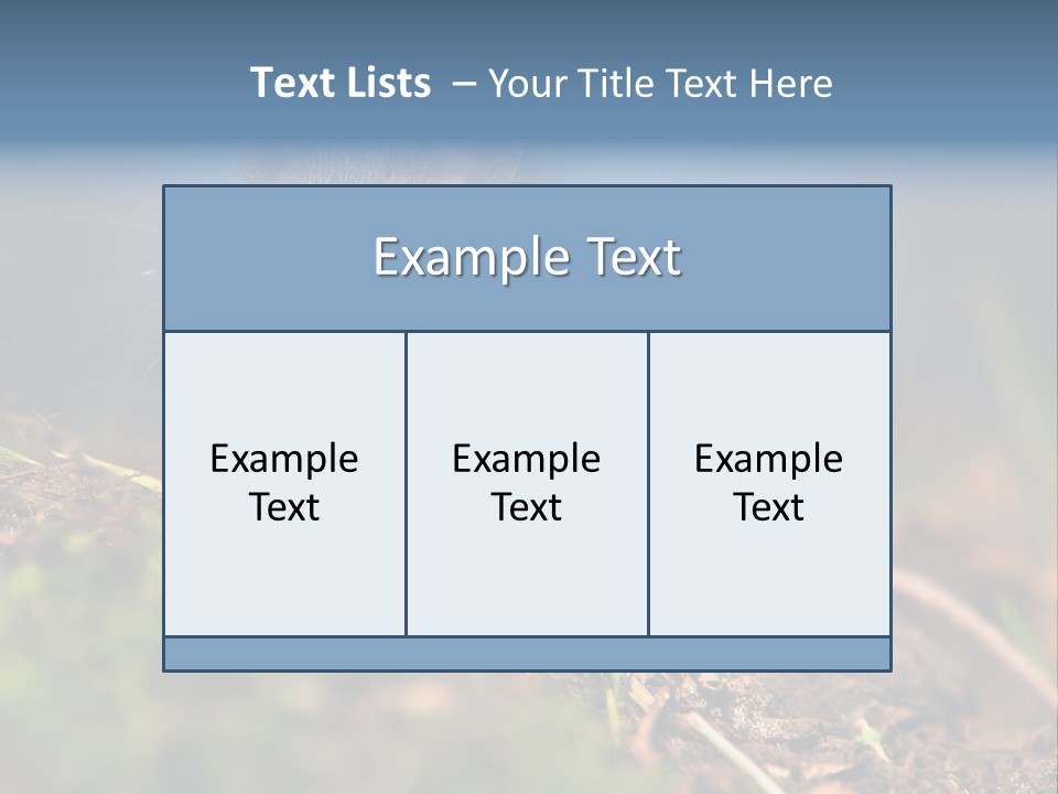 Fauna Closeup Animal PowerPoint Template
