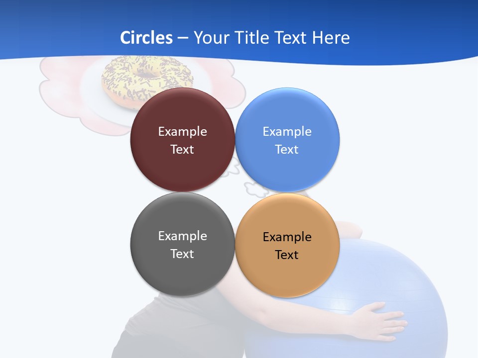 Woman Leisure Weight PowerPoint Template