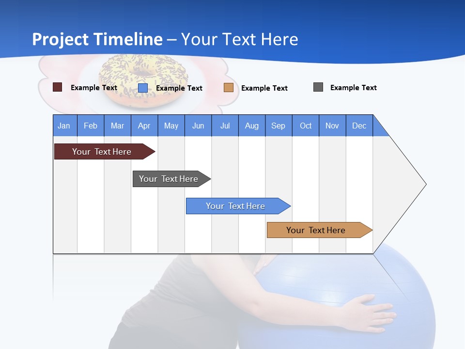 Woman Leisure Weight PowerPoint Template