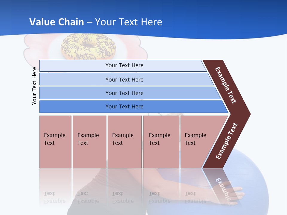Woman Leisure Weight PowerPoint Template
