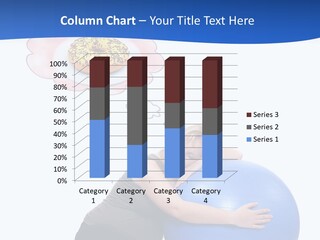 Woman Leisure Weight PowerPoint Template