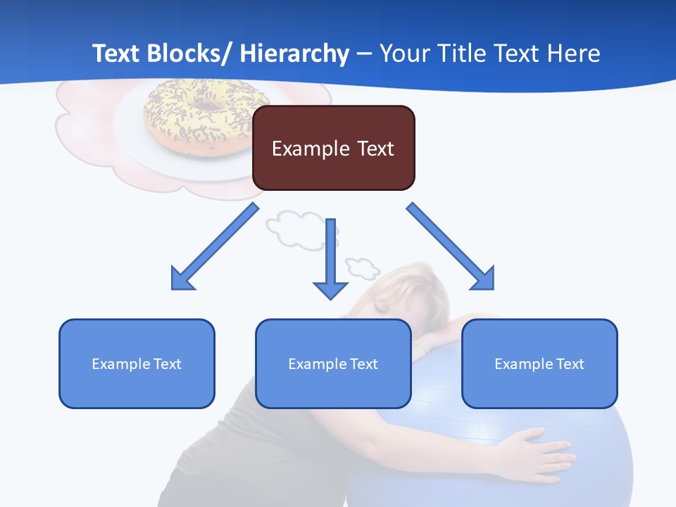 Woman Leisure Weight PowerPoint Template
