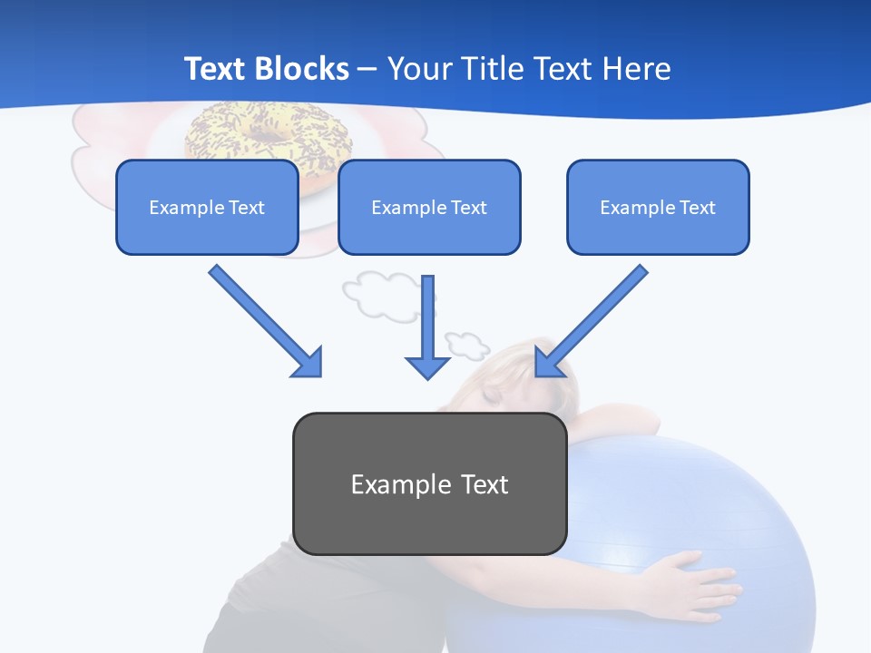Woman Leisure Weight PowerPoint Template
