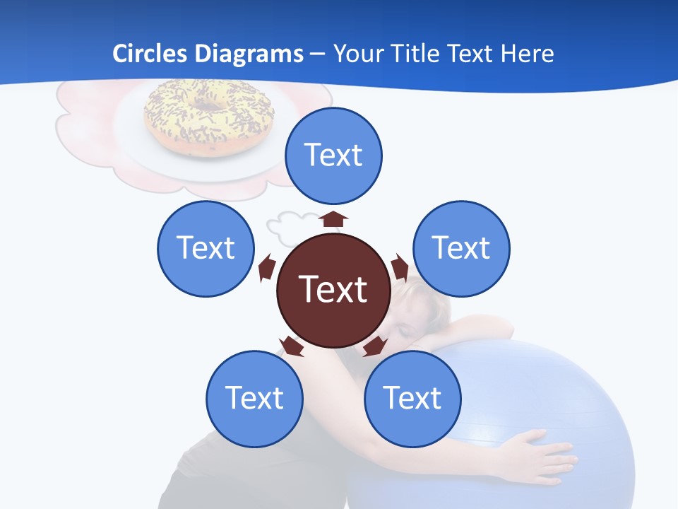 Woman Leisure Weight PowerPoint Template