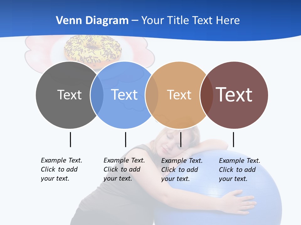 Woman Leisure Weight PowerPoint Template