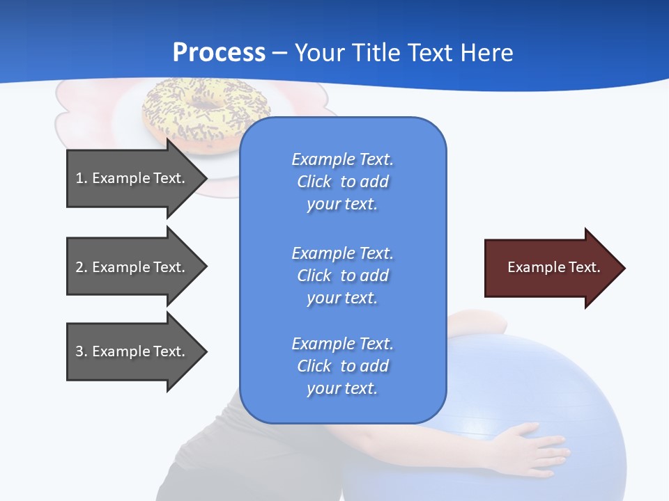 Woman Leisure Weight PowerPoint Template