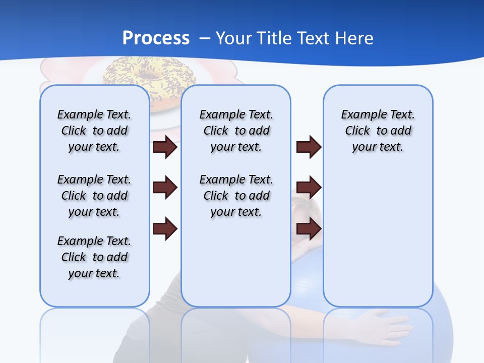 Woman Leisure Weight PowerPoint Template