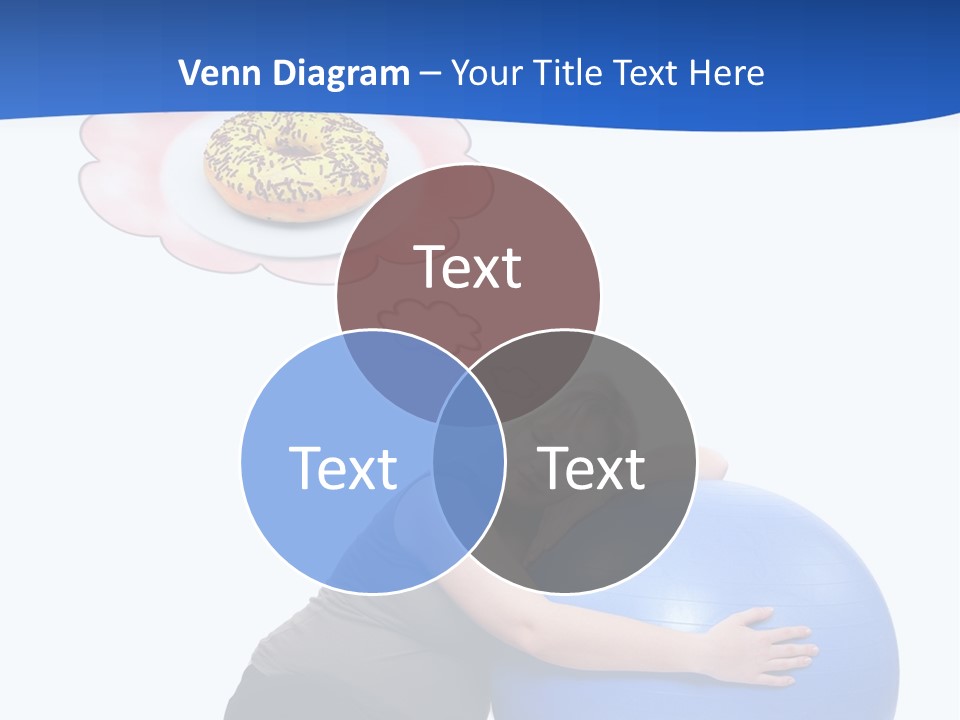 Woman Leisure Weight PowerPoint Template