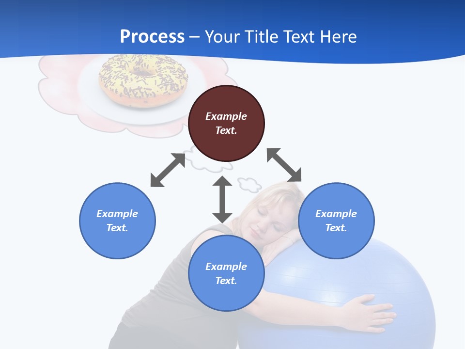 Woman Leisure Weight PowerPoint Template