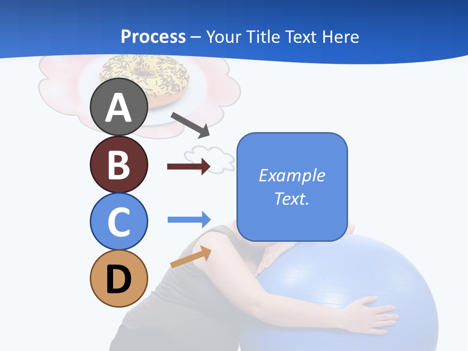 Woman Leisure Weight PowerPoint Template
