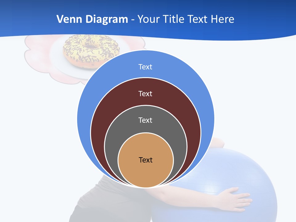 Woman Leisure Weight PowerPoint Template