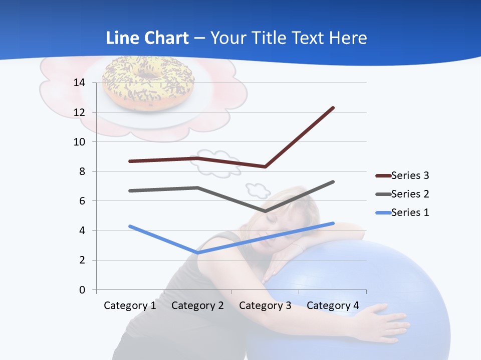 Woman Leisure Weight PowerPoint Template