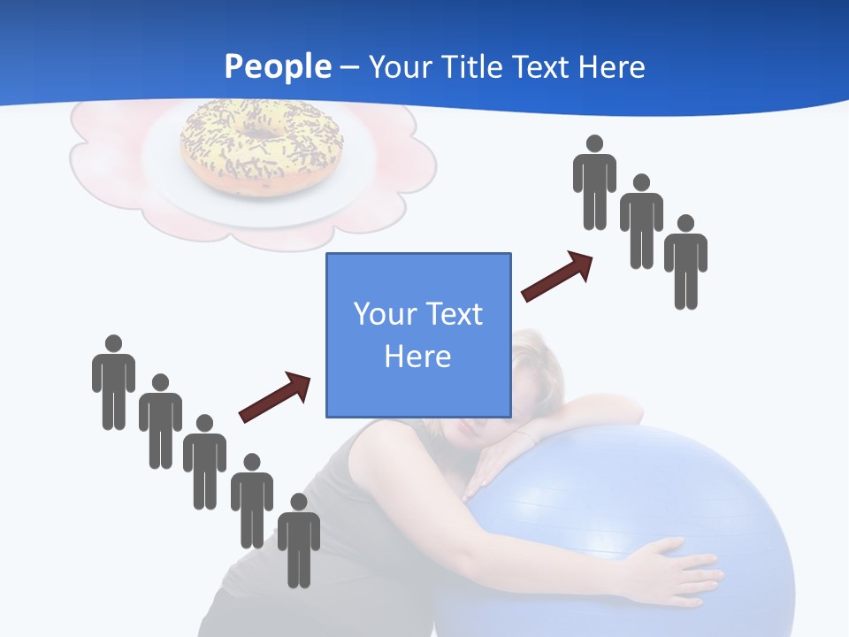 Woman Leisure Weight PowerPoint Template