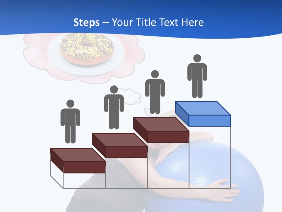 Woman Leisure Weight PowerPoint Template