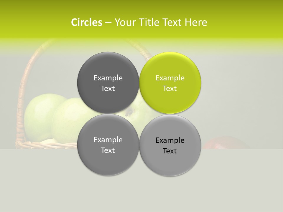 Vegetarian Pure Vitamin PowerPoint Template