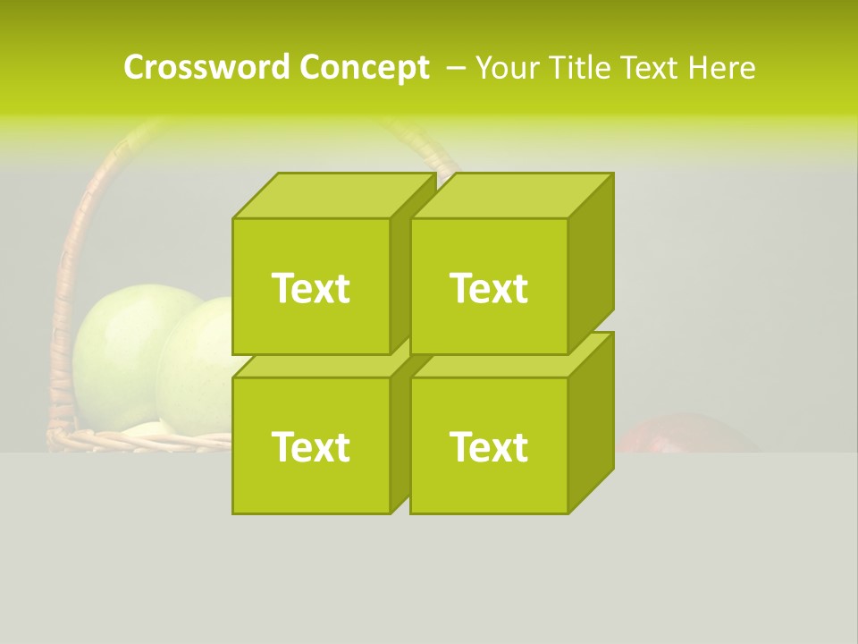 Vegetarian Pure Vitamin PowerPoint Template