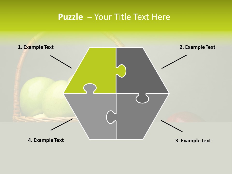 Vegetarian Pure Vitamin PowerPoint Template