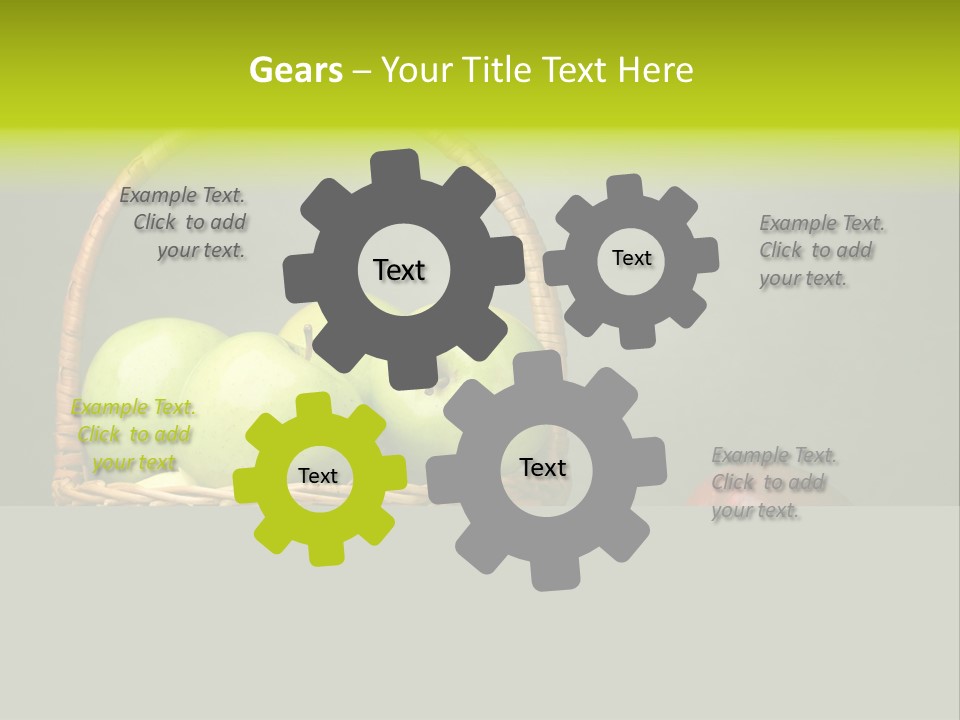 Vegetarian Pure Vitamin PowerPoint Template