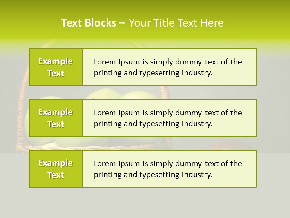 Vegetarian Pure Vitamin PowerPoint Template
