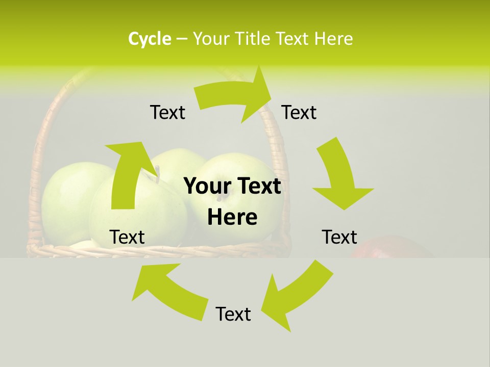 Vegetarian Pure Vitamin PowerPoint Template