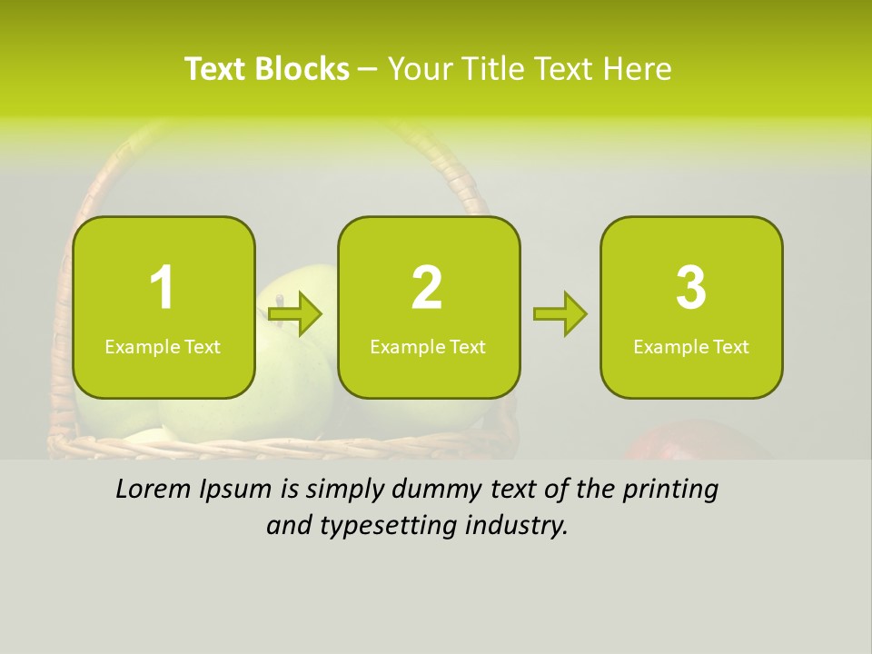 Vegetarian Pure Vitamin PowerPoint Template