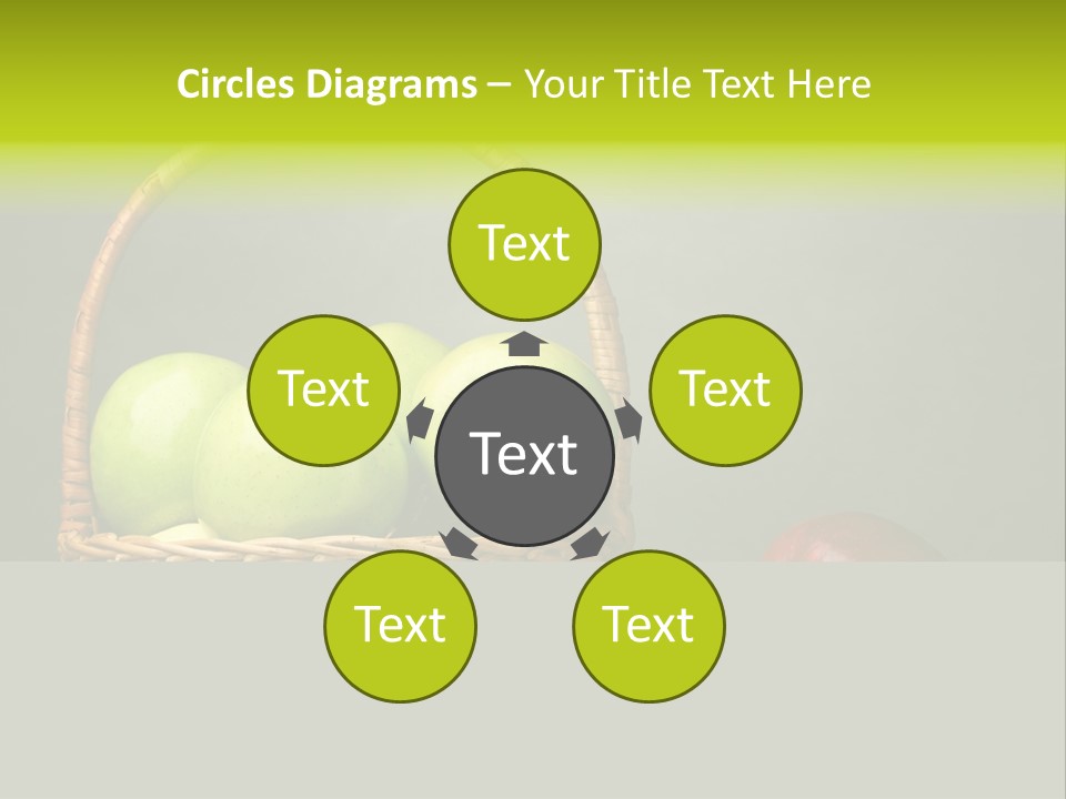 Vegetarian Pure Vitamin PowerPoint Template