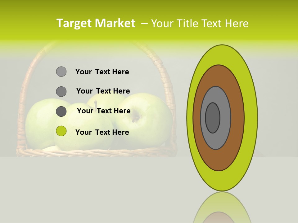 Vegetarian Pure Vitamin PowerPoint Template