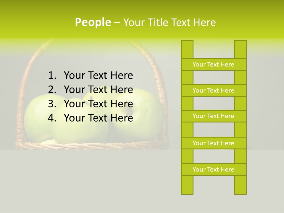 Vegetarian Pure Vitamin PowerPoint Template