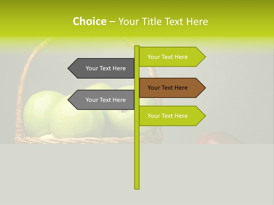 Vegetarian Pure Vitamin PowerPoint Template