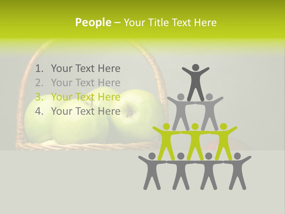 Vegetarian Pure Vitamin PowerPoint Template